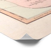 Afrika Map (1800) Afrikaans Continen Poster (Hoek)