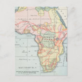 AFRIKA: MAP, 1894 BRIEFKAART (Voorkant)