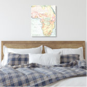 AFRIKA: MAP, 1894 CANVAS AFDRUK (Insitu (Slaapkamer))