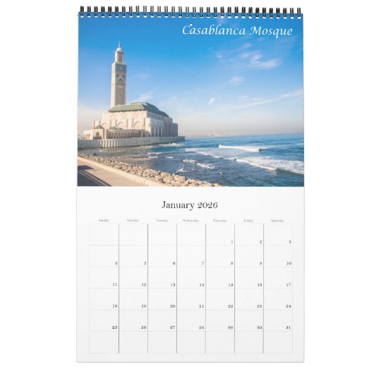 Afrika - Marokko - Kalender (Jan 2026)