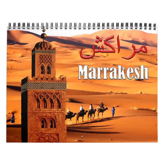 Afrika - MARRAKECH - Marokko - Kalender (Hoes)
