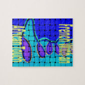 Afrika met een Franse aanraking Legpuzzel (Horizontaal)