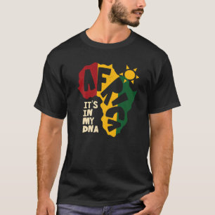 Afrika met zon Het zit in mijn DNA T-shirt