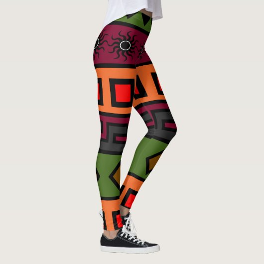 afrika modern patroon leggings (Rechts)