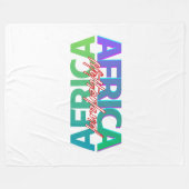 AFRIKA: Moederland | Fleece deken (Voorkant (Horizontaal))