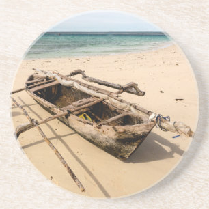 Afrika, Mozambique, Mogundula-eiland Zandsteen Onderzetter