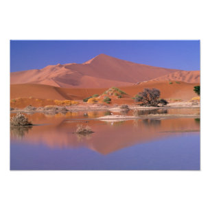 Afrika, Namibië. Namib-Naukluft Park. 2 Foto Afdruk