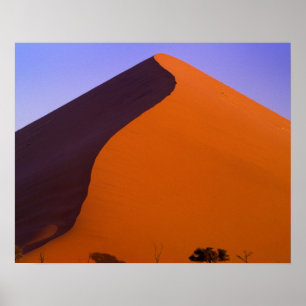 Afrika, Namibië, Namib NP, Sossusvlei, Zand Poster
