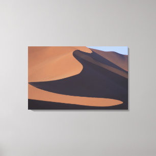 Afrika, Namibië, Namibwoestijn. Sossusvlei. Canvas Afdruk