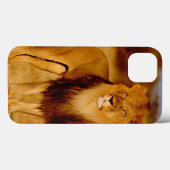 Afrika, Namibië, Okonjima. Lone manleeuw Case-Mate iPhone Case (Achterkant (horizontaal))