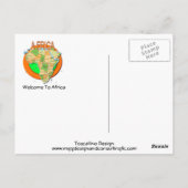 AFRIKA NEW, afrika, Motherland, One Love ... Briefkaart (Achterkant)