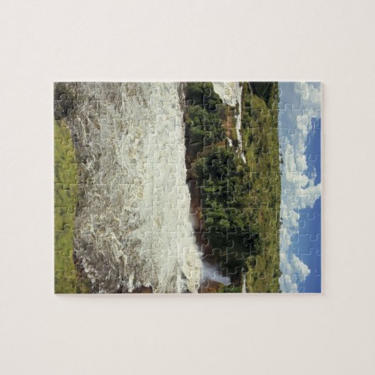 Afrika, Oeganda, Murchison Herfsten NP. De ijskap Legpuzzel (Horizontaal)