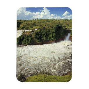 Afrika, Oeganda, Murchison Herfsten NP. De ijskap Magneet