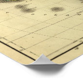 Afrika Olney-kaart Poster (Hoek)