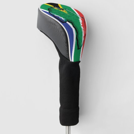 Afrika onder de vlag van Zuid-Afrika Golfheadcover (Schuin)