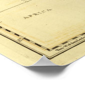 Afrika-overzicht Poster (Hoek)