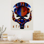 Afrika Poster (Keuken)