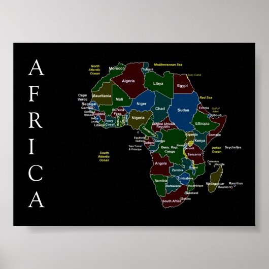 Afrika Poster (Voorkant)