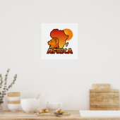 Afrika poster (Keuken)