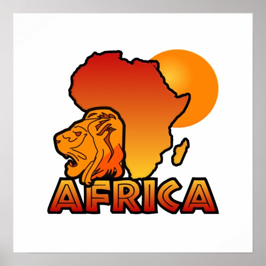 Afrika poster (Voorkant)