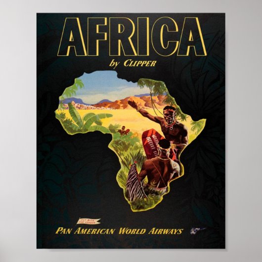 AFRIKA POSTER (Voorkant)