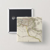 Afrika Propre - Afrika - Atlas - kaart Vierkante Button 5,1 Cm (Voorkant /achterkant)