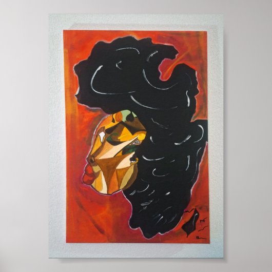 afrika red poster (Voorkant)