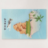 Afrika Reisposter Legpuzzel (Horizontaal)