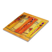 Afrika retro cadeaus 01 tegeltje (Zijkant)