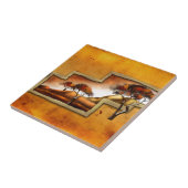 Afrika retro  cadeaus 06 tegeltje (Zijkant)