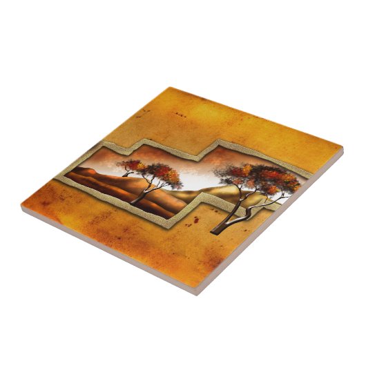 Afrika retro  cadeaus 06 tegeltje (Zijkant)