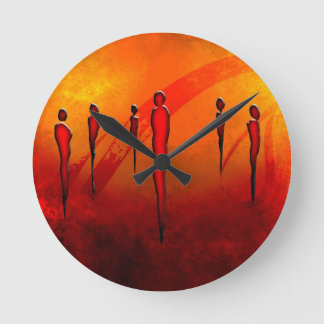 Afrika retro  cadeaus 22 ronde klok