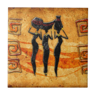 Afrika retro  cadeaus 36 tegeltje