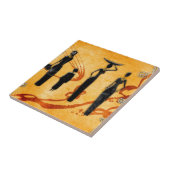 Afrika retro  cadeaus 38 tegeltje (Zijkant)