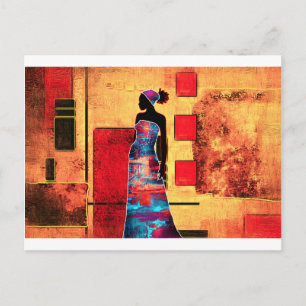 Afrika retro  geschenken AF091 Briefkaart