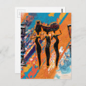 Afrika retro  geschenken AF102 Briefkaart (Voorkant / Achterkant)