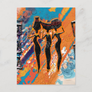 Afrika retro  geschenken AF102 Briefkaart