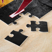 Afrika retro  geschenken legpuzzel (Zijkant)