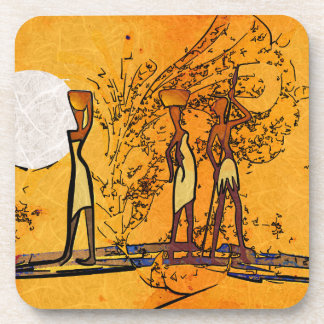 Afrika retro  geschenken onderzetter