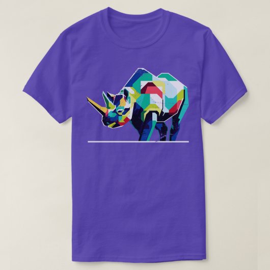 Afrika Rhino T-shirt (Design voorkant)