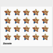 afrika rosie de riveter ster sticker (Vel)