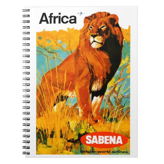 Afrika ~ Sabena Notitieboek (Voorkant)