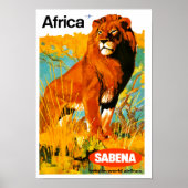 Afrika ~ Sabena Poster (Voorkant)