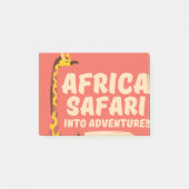 Afrika Safari Avontuur! Post-it® Notes (Voorkant)