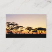 Afrika - Sunset Visitekaartje (Voorkant)