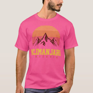 Afrika Tanzania Kilimanjaro Bergwandelbergen T-shirt