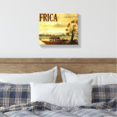 AFRIKA VANDAAG, Mojisola A Gbadamosi Okubule Pijn. Canvas Afdruk (Insitu (Slaapkamer))