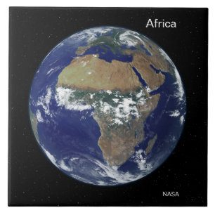 Afrika vanuit de ruimte, NASA Full Disk Afbeelding Tegeltje