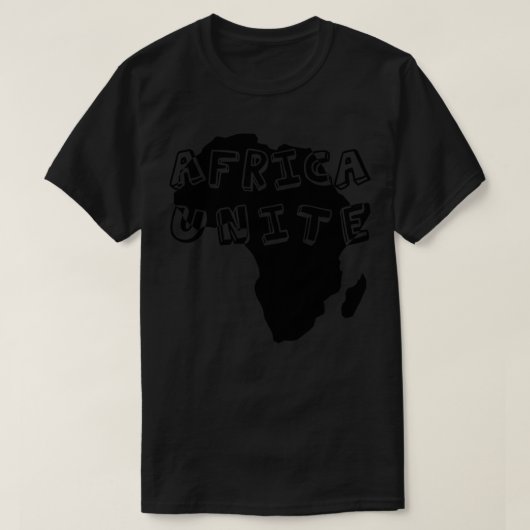 afrika verenigd t-shirt (Design voorkant)