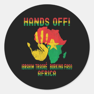 Afrika Verzet Thomas Sankara Burkina Faso Ibra Ronde Sticker